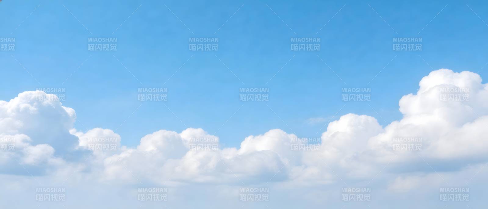 蓝天白云 晴空万里图片