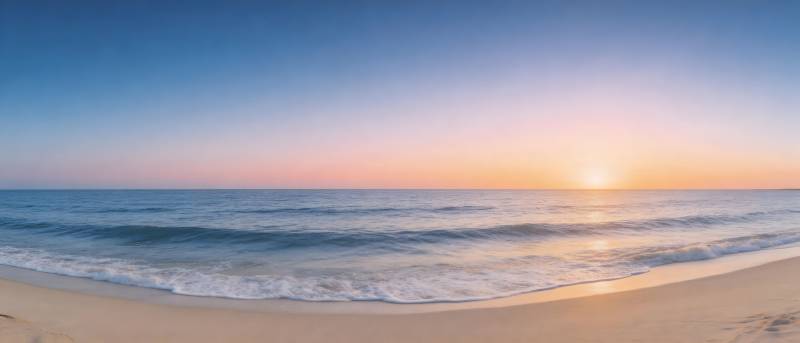 海边日落 温柔治愈时光图片