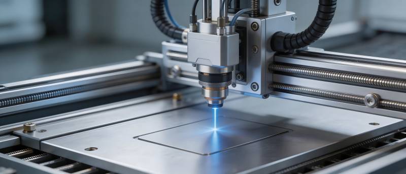 激光切割金属板精密切割中图片