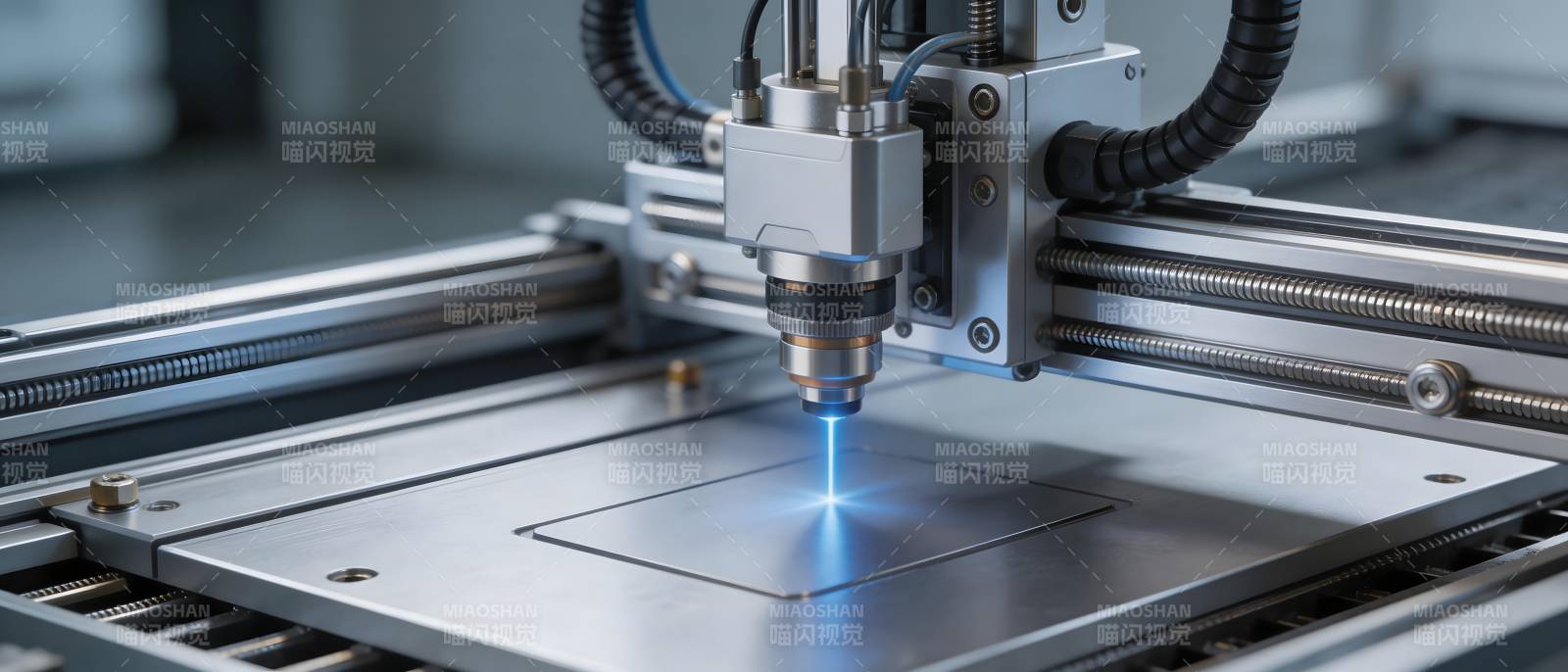 激光切割金属板精密切割中图片