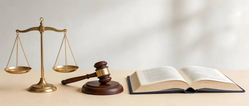 法槌天平与法律之书图片