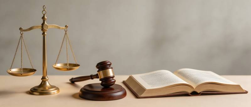 法槌天平与法律之书图片