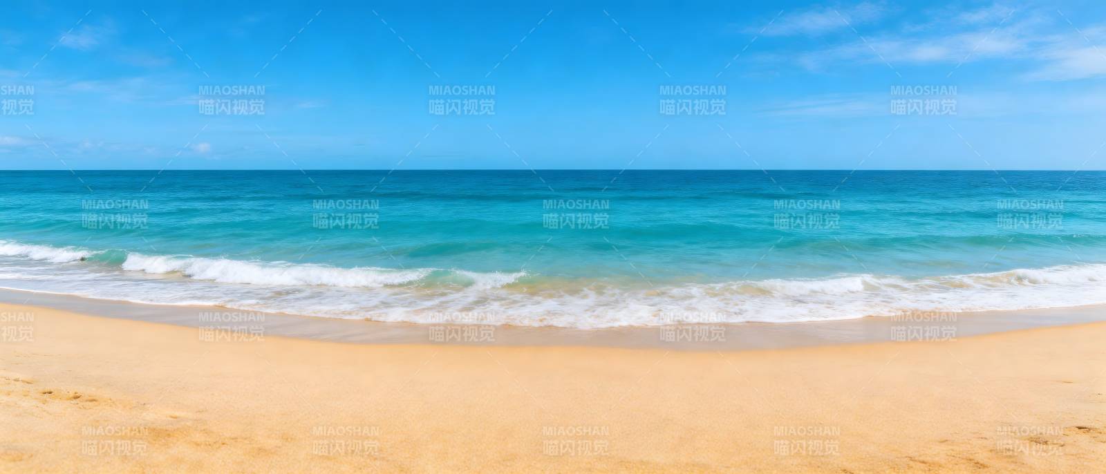 碧海金沙 晴空万里图片