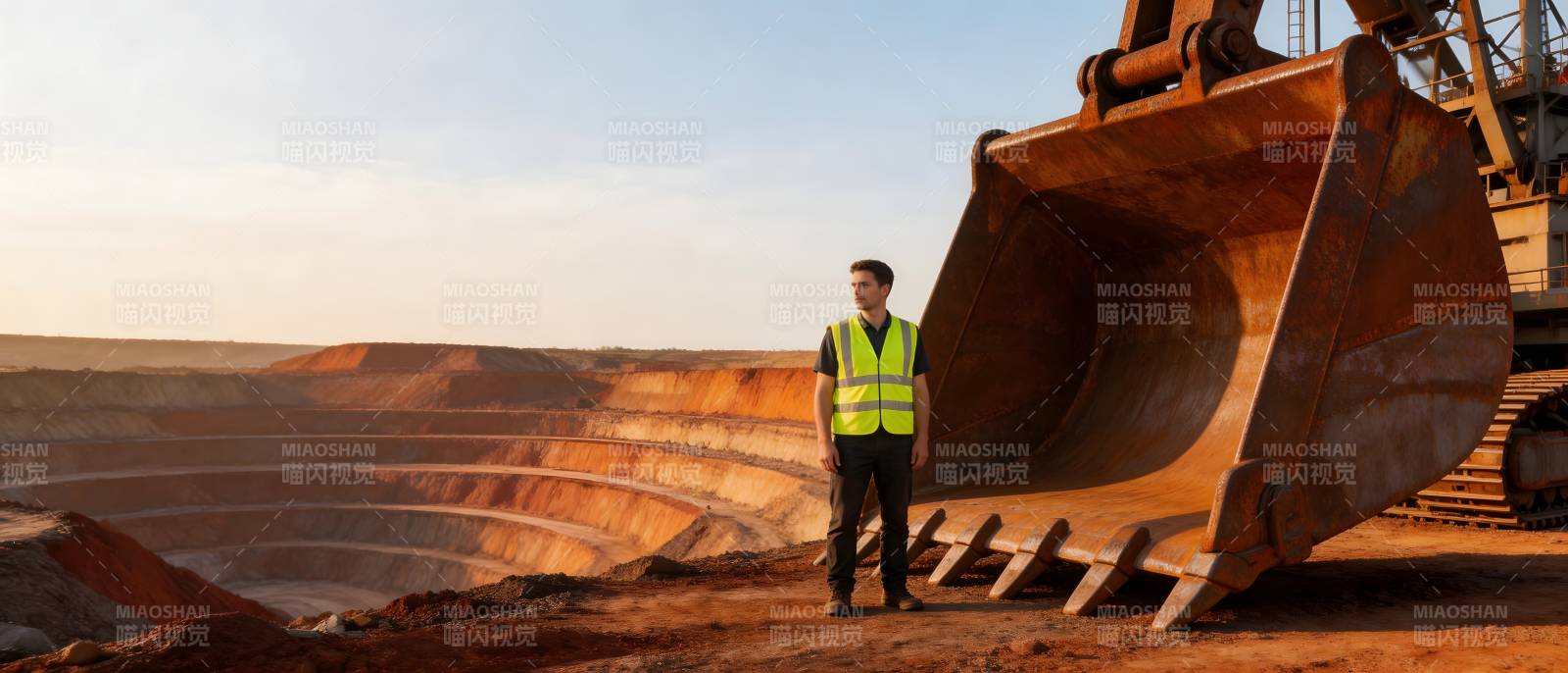 矿工与巨铲 矿区日常图片