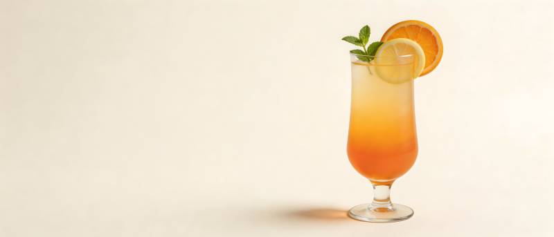 橙香鸡尾酒 清新怡人图片