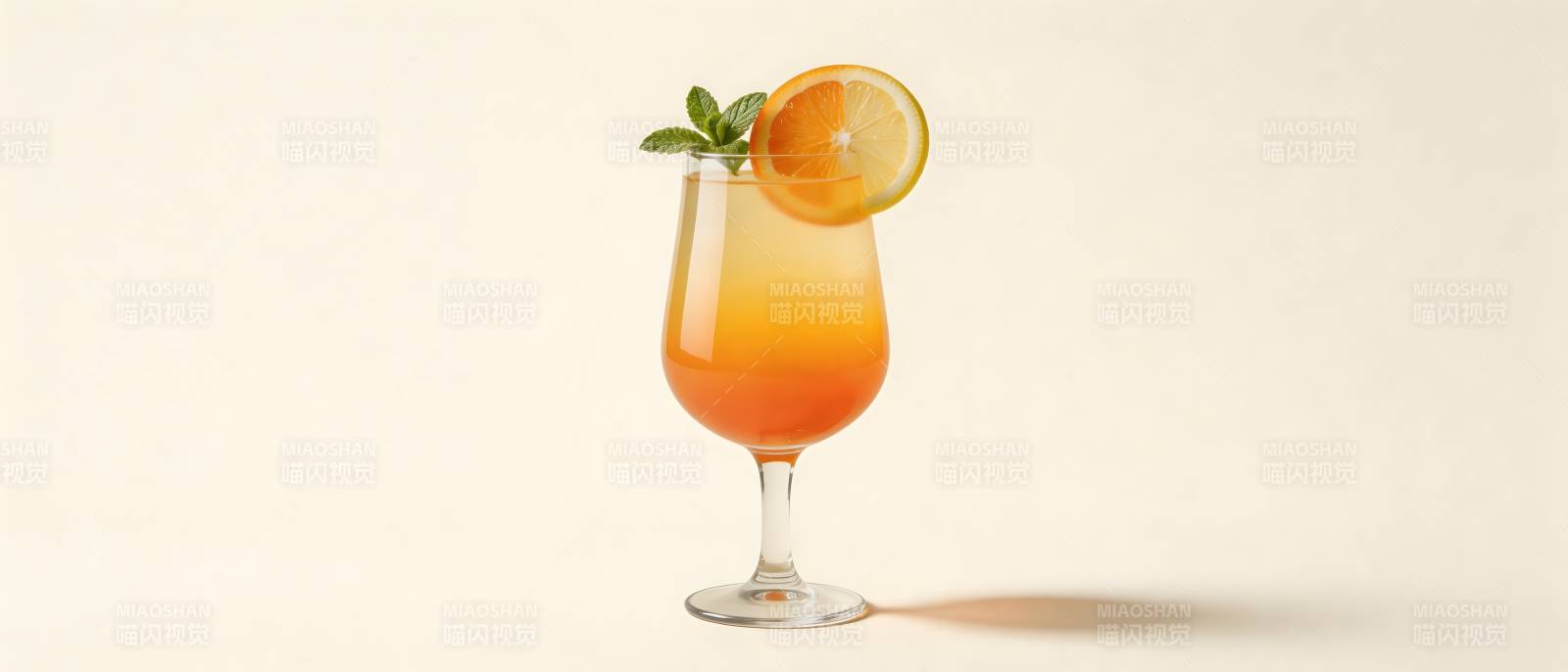 橙香鸡尾酒 清新怡人图片