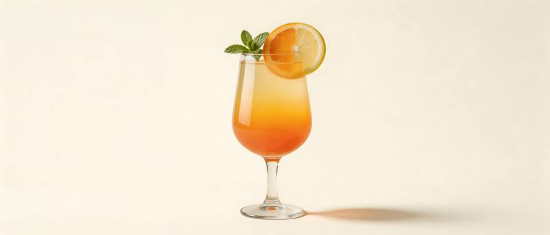 橙香鸡尾酒 清新怡人图片