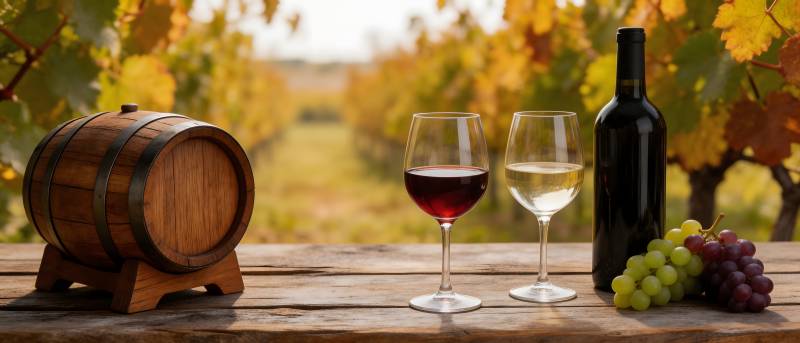秋日酒庄 美酒与葡萄的邂逅图片