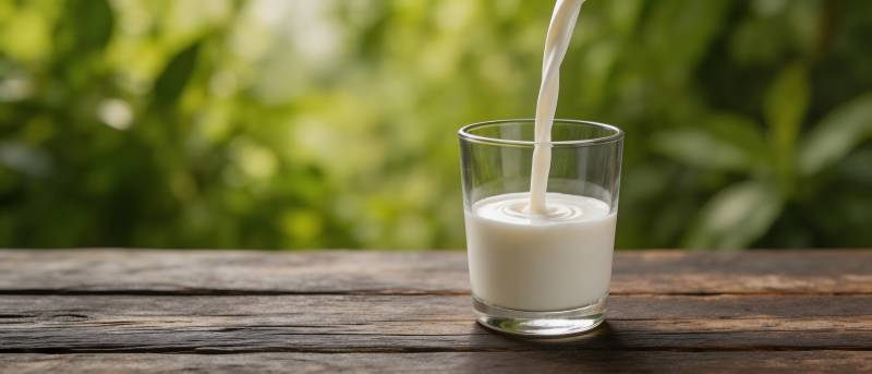 鲜奶入杯 自然清新图片