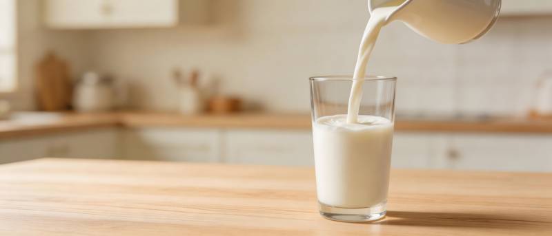 鲜奶入杯 晨光厨房香图片
