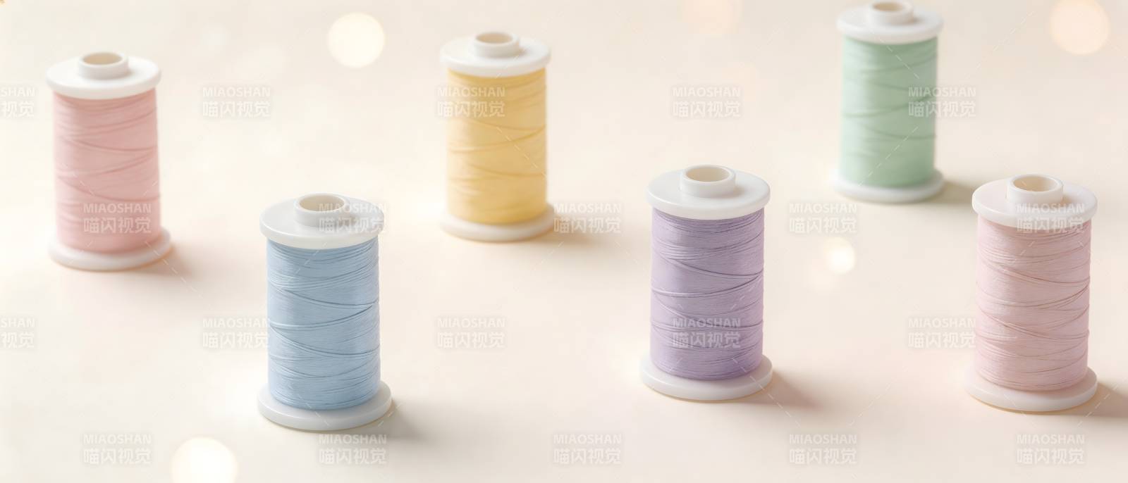 彩色线轴静物图图片