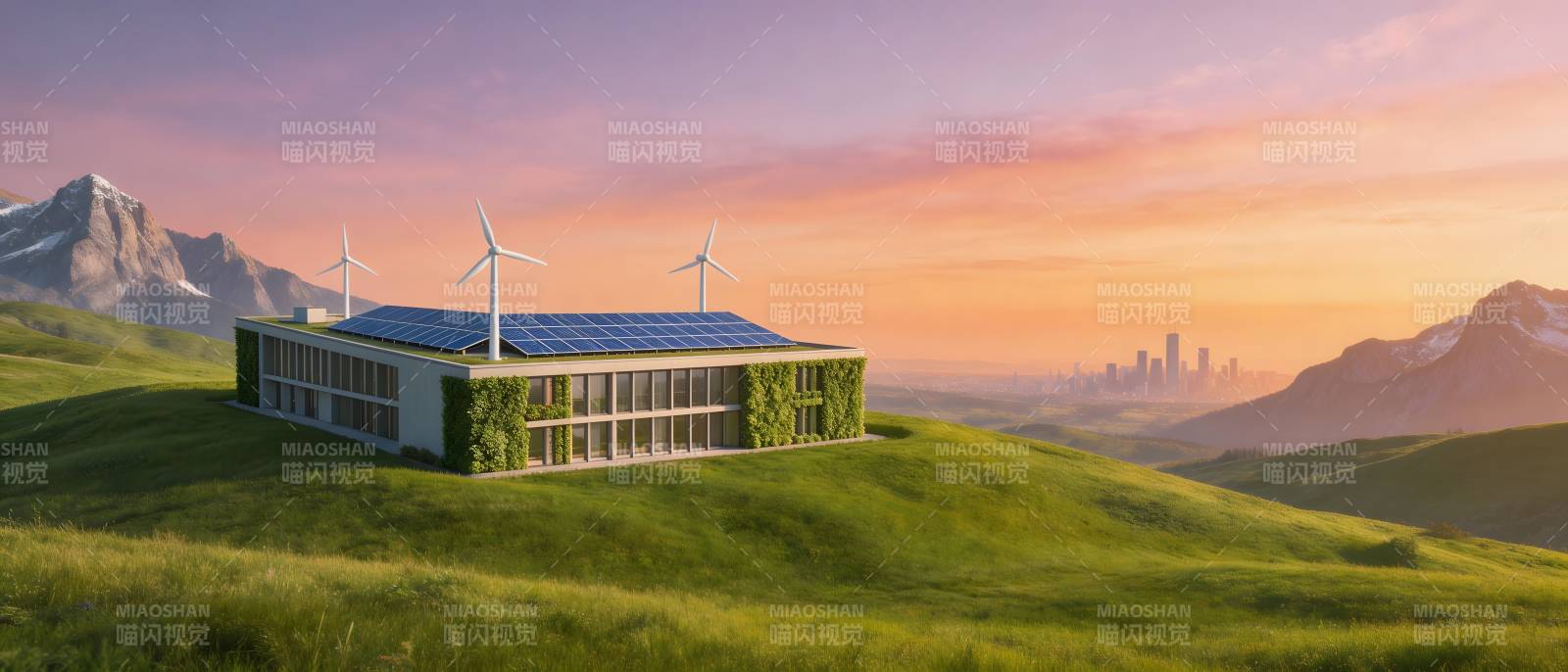 绿能山居 风日共生图片