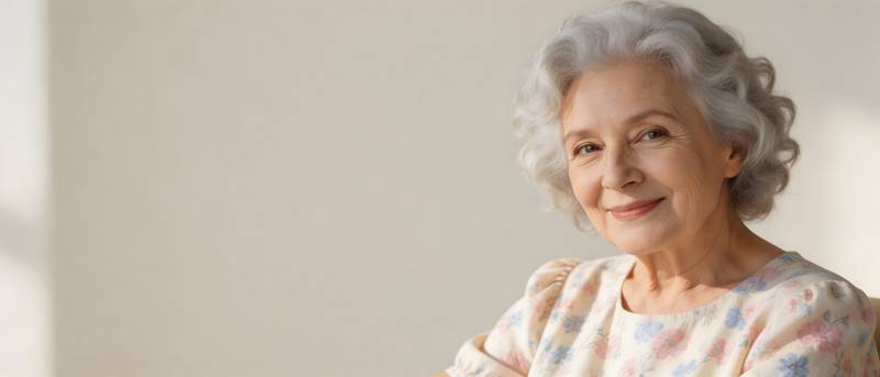 银发微笑 岁月温柔图片