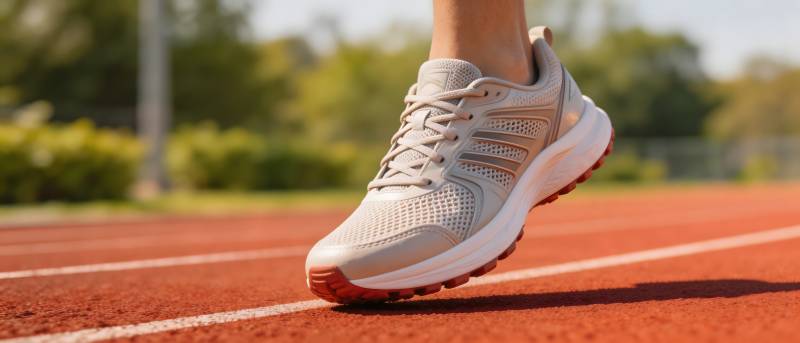 跑道上的轻盈步伐图片