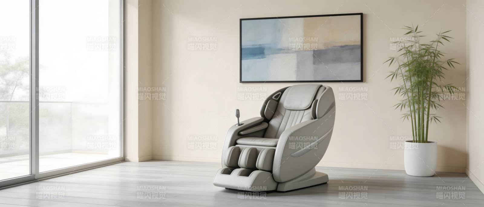 现代客厅中的智能按摩椅图片