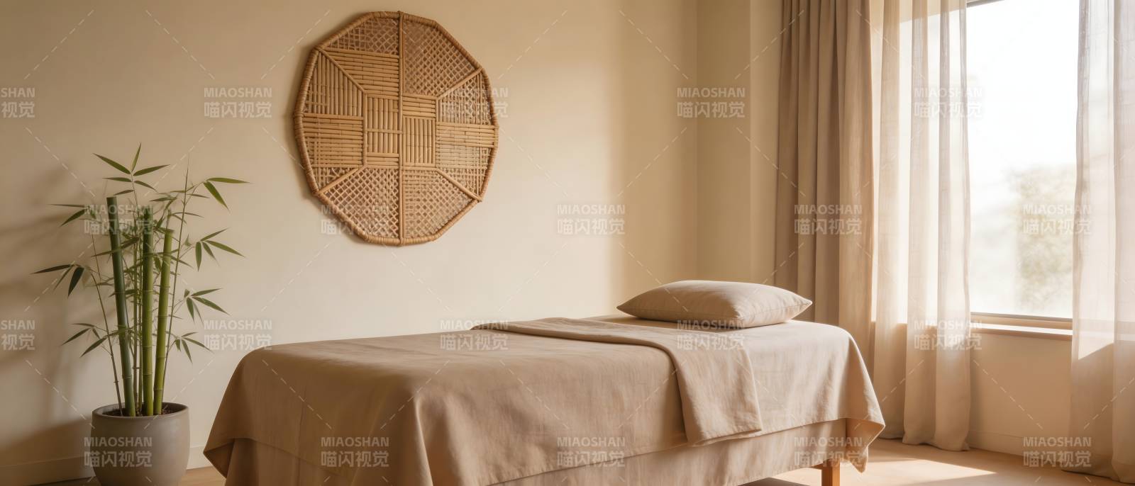 静谧禅意按摩室图片