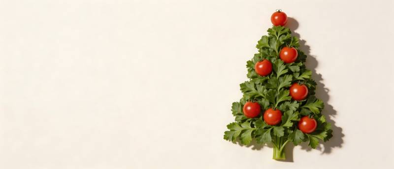 番茄 parsley 圣诞树造型图片