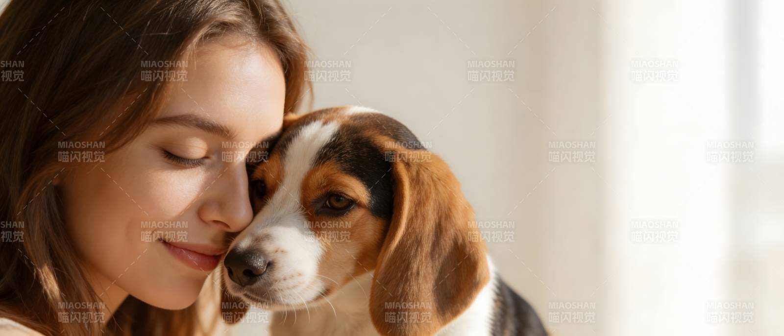 人狗相依 温情满满图片