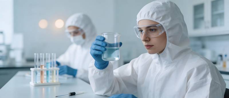 实验室专注检测中图片