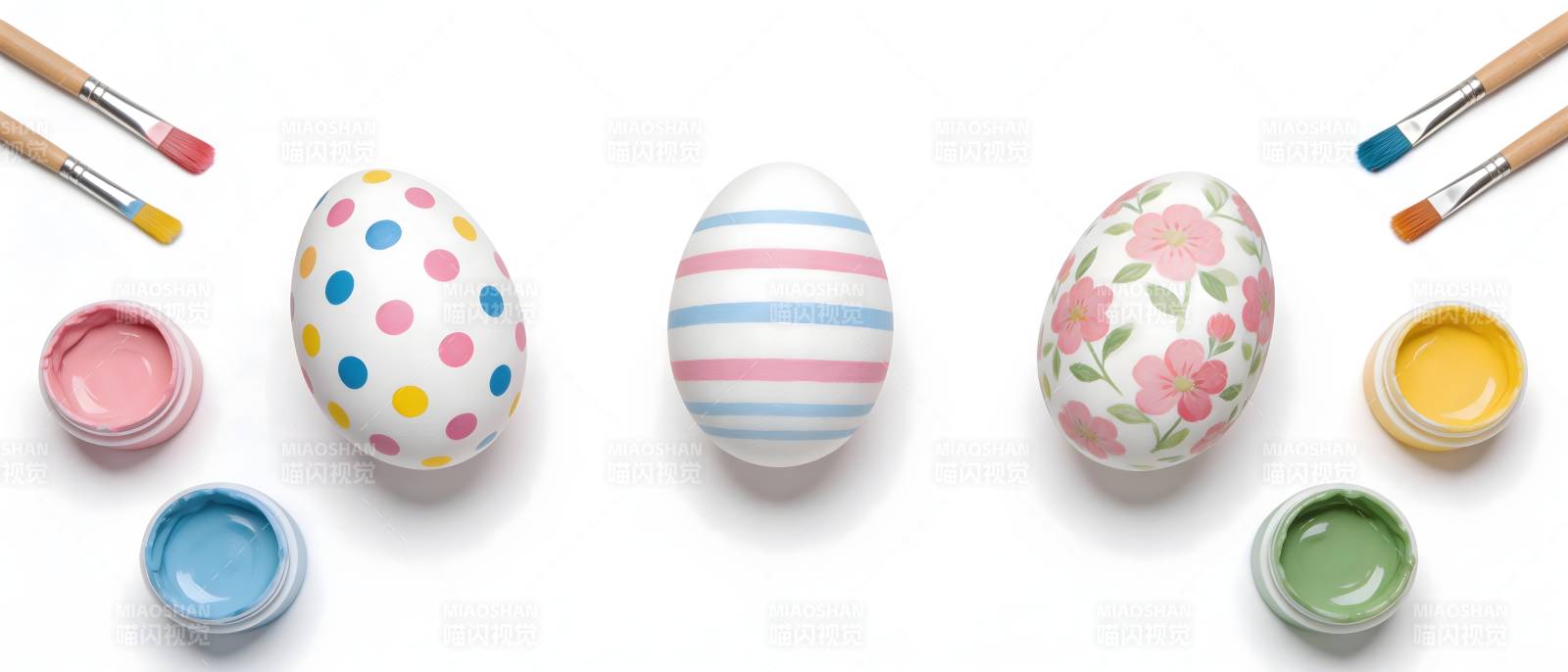 彩蛋彩绘 春日童趣图片