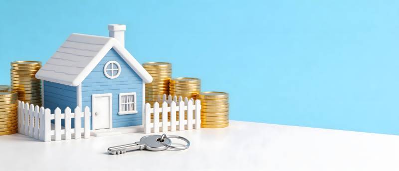 买房攒钱 钥匙在手图片