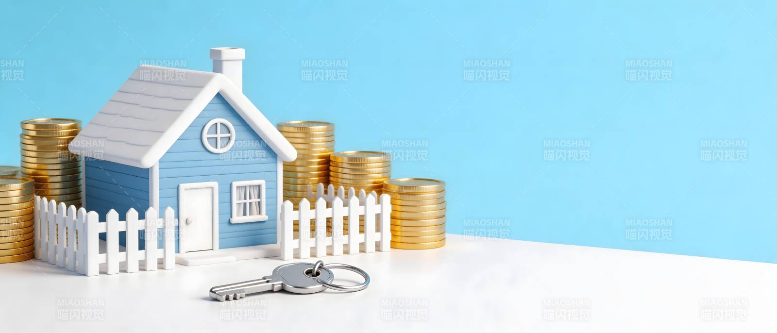 买房攒钱 钥匙在手图片