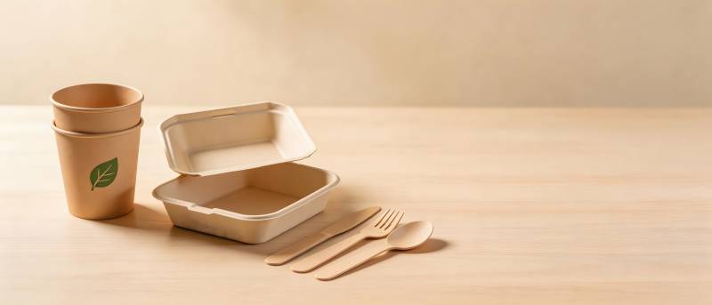 环保餐具套装 简约自然风图片