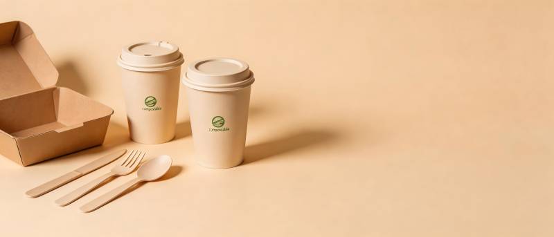 环保餐盒咖啡杯套装图片