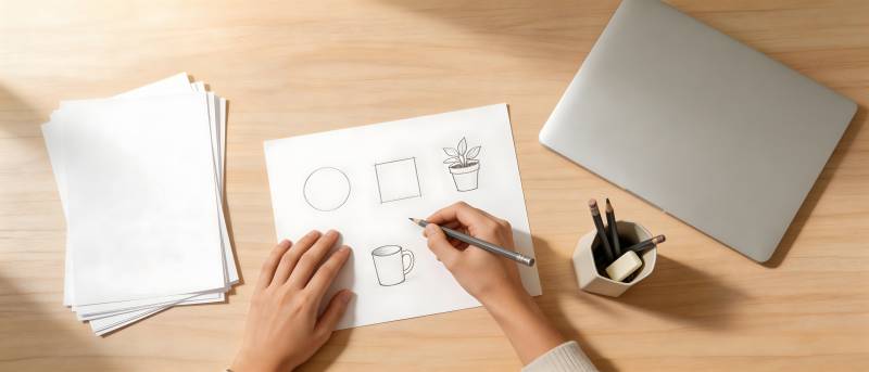 手绘草图 创意启航图片