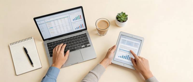 双屏办公 高效协同工作图片