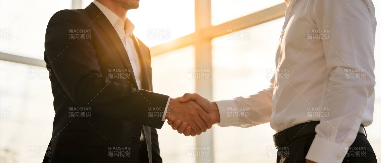 商务握手 合作共赢图片