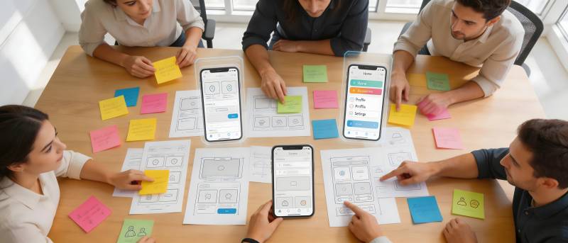 团队共创APP原型设计图片