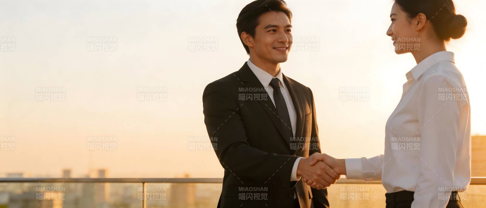 商务握手 合作共赢图片