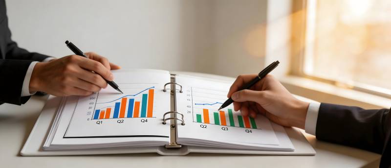 商务会议分析图表数据图片