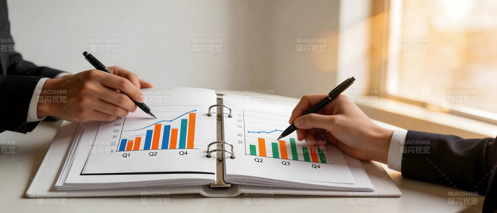 商务会议分析图表数据图片