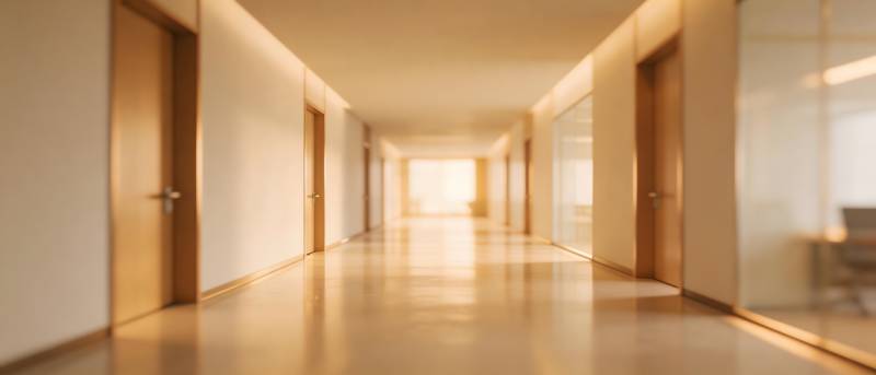 暖光长廊 静谧延伸图片