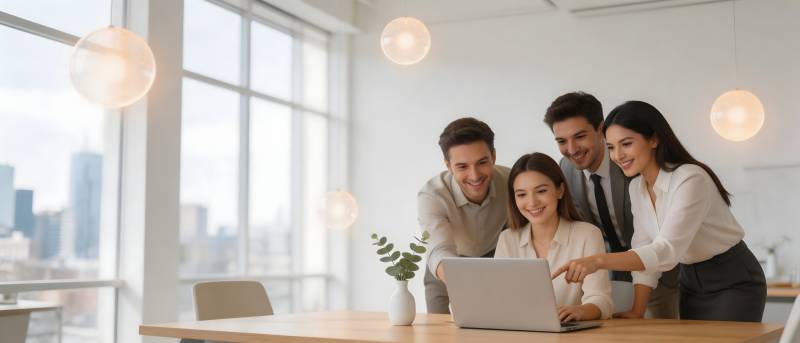 团队协作 共议方案图片