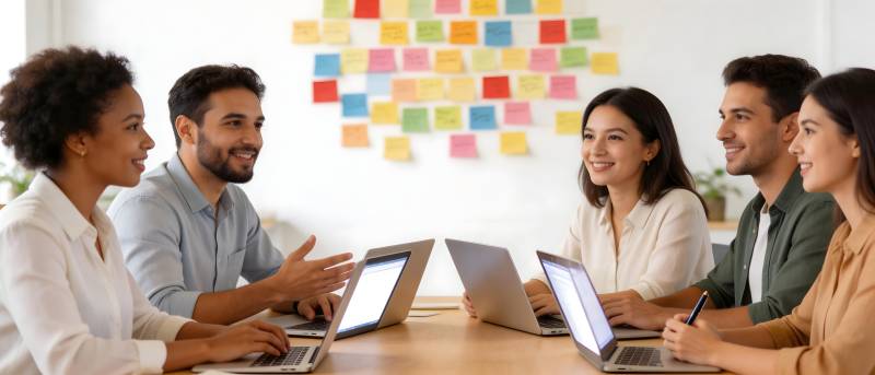 团队协作 创意碰撞图片