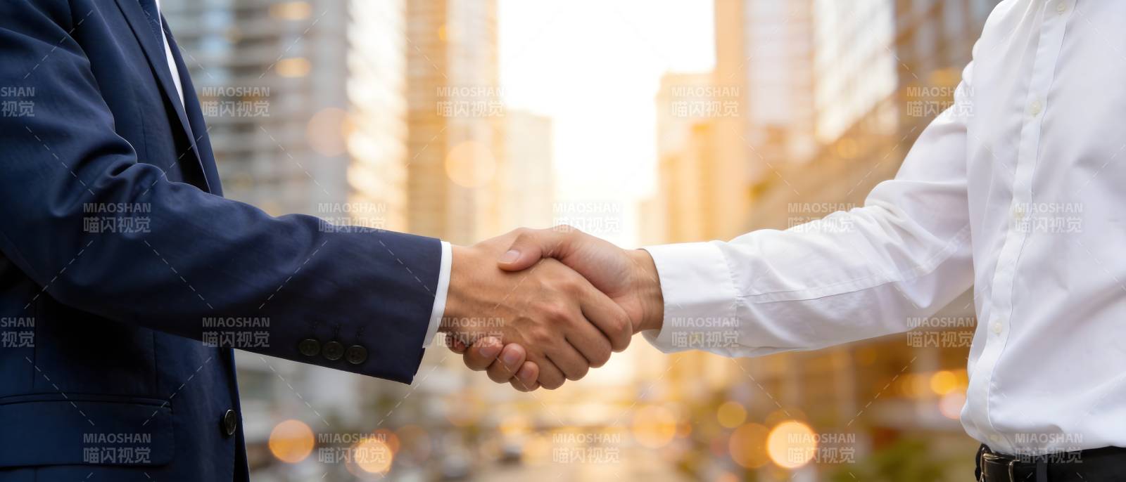 商务握手 合作共赢图片