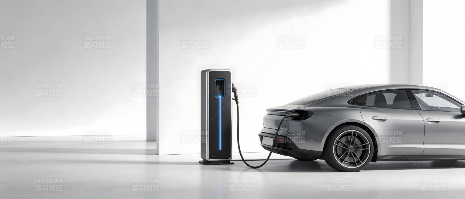 银车充电中 极简空间静享科技图片