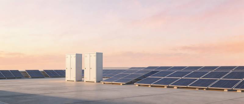 屋顶光伏 储能系统图片