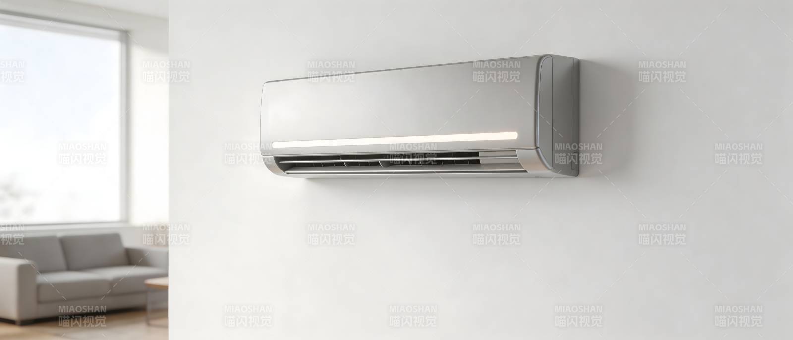 壁挂空调简约现代风图片