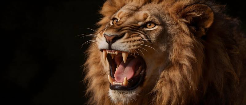 雄狮怒吼 威震四方图片