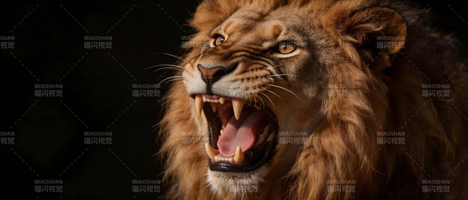 雄狮怒吼 威震四方图片