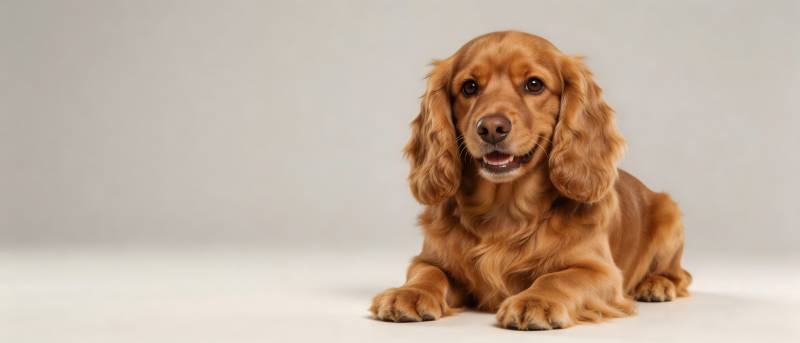 金毛犬静卧微笑萌态十足图片