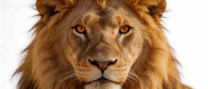 雄狮凝视 王者风范图片