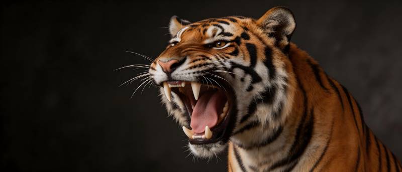 猛虎怒吼 威震四方图片