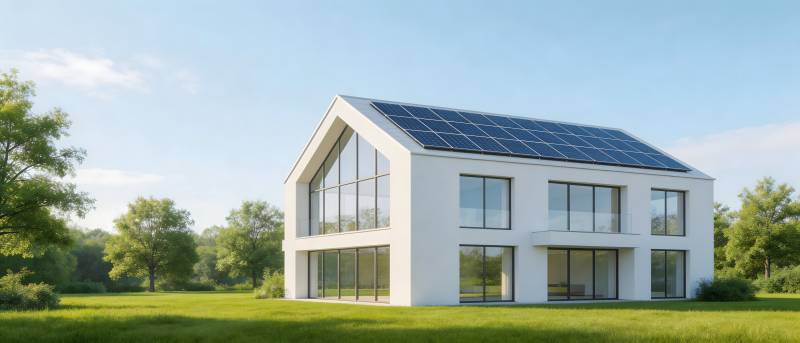 太阳能现代别墅图片