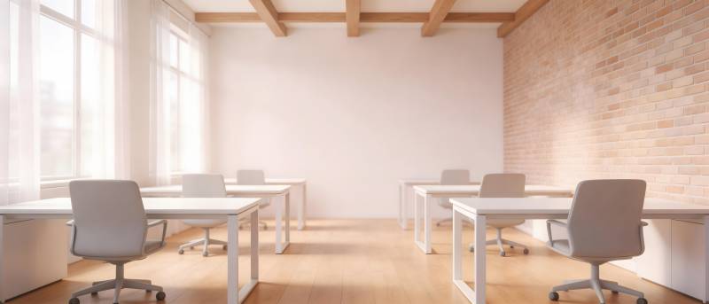 明亮简约办公空间图片