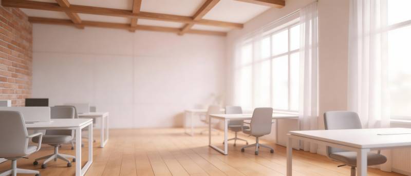 明亮简约现代办公空间图片